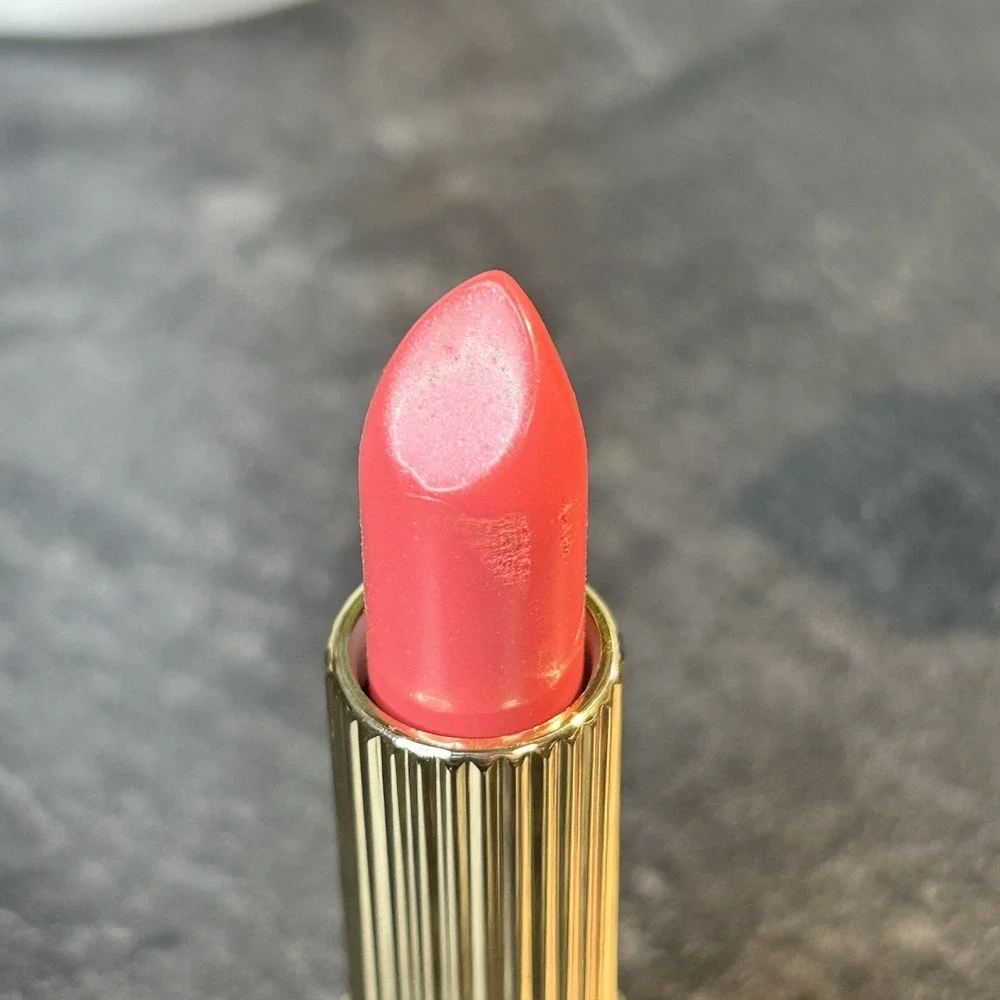 NEW‎ Estee Lauder Signature Hydra Lustre Lipstick 05 PERFECT PINK Gold Tube HTF